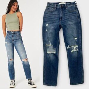 NWT Hollister Curvy High Rise Mom Jeans